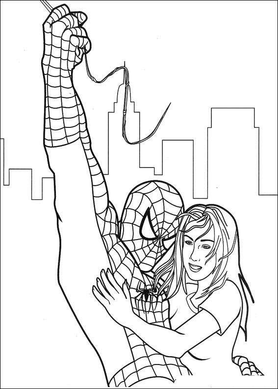 Disegni Di Spiderman Da Stampare E Colorare Pagina 4