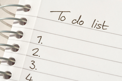 todo list