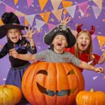 bambini mascherati per halloween