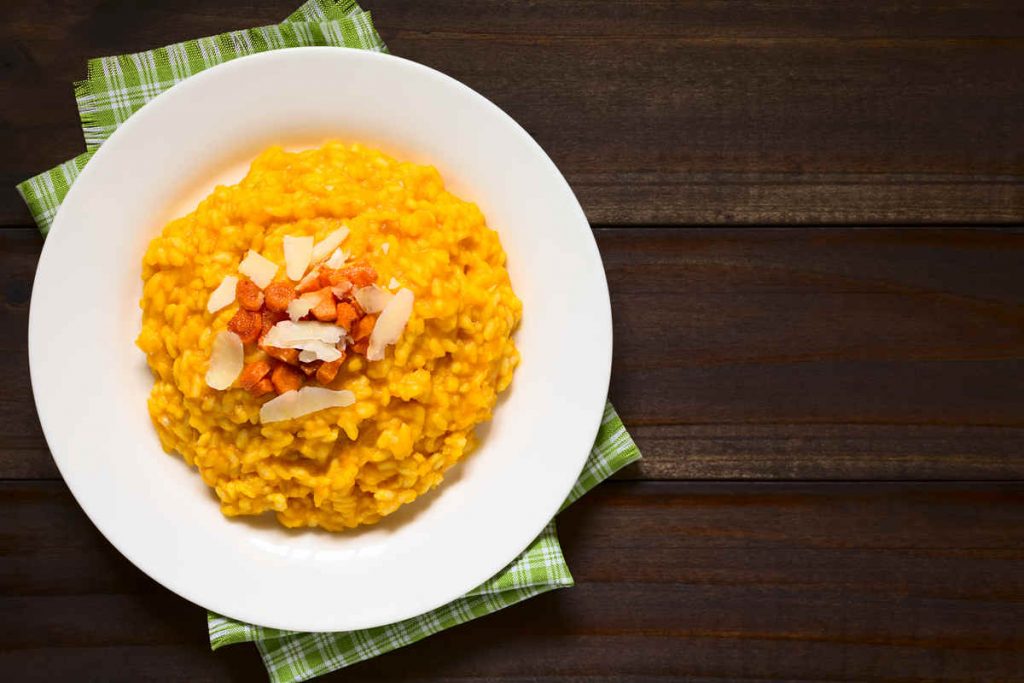 risotto arancia e zafferano