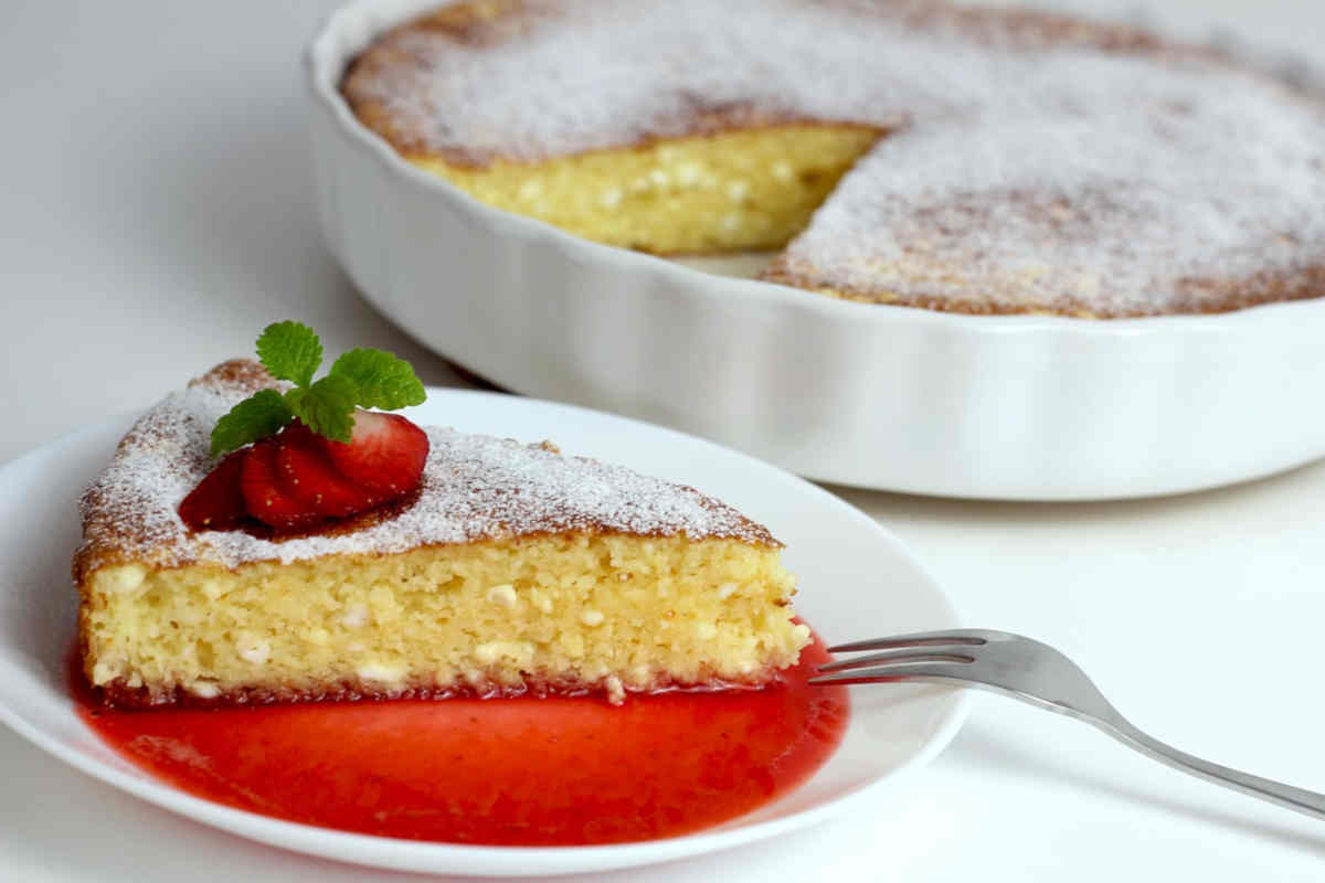 Torta alla ricotta per colazione