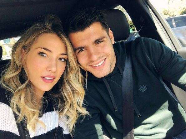 Alvaro Morata e Alice Campello