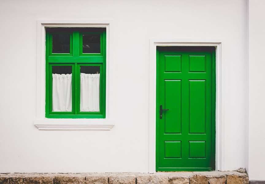 Casa in verde