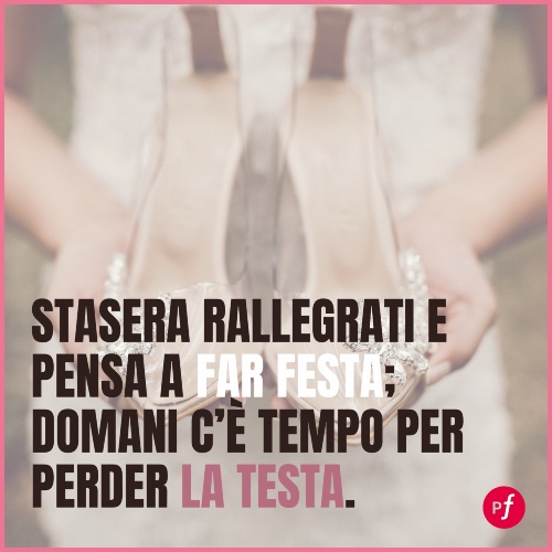 frasi addio nubilato