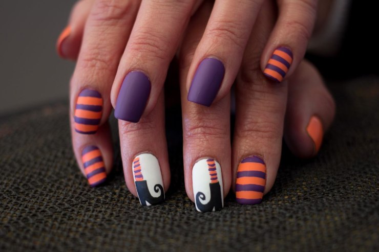 unghie nail art a tema Halloween