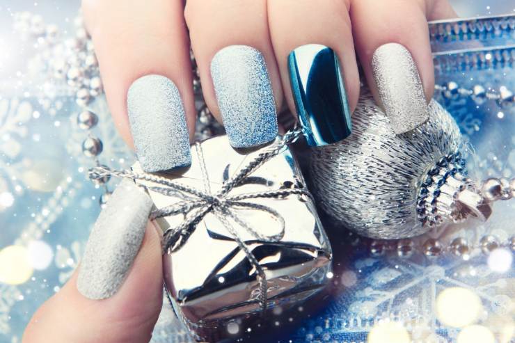 nail art metallizzata 