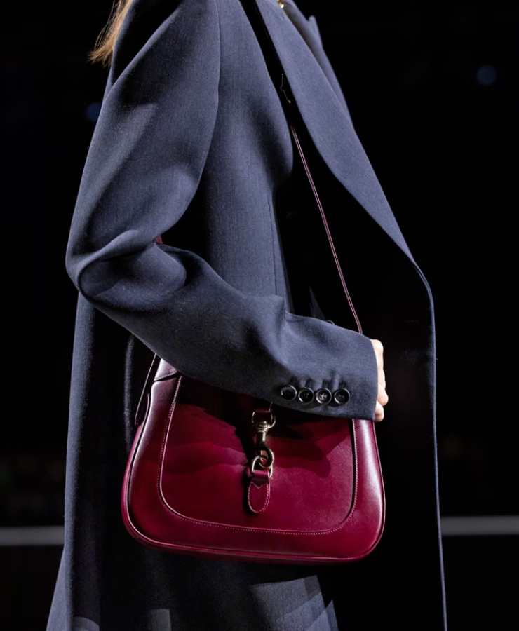 borsa rossa Jackie Gucci
