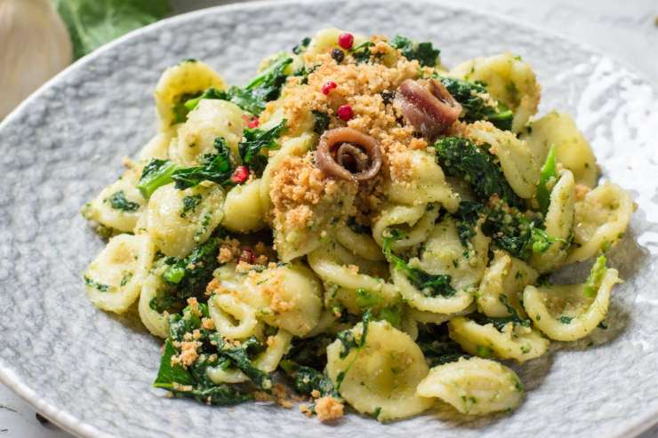 orecchiette con cime di rapa