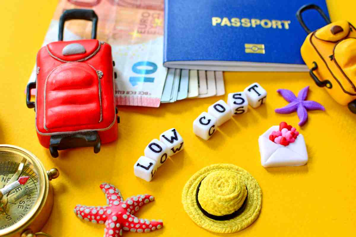 concetto viaggio low cost