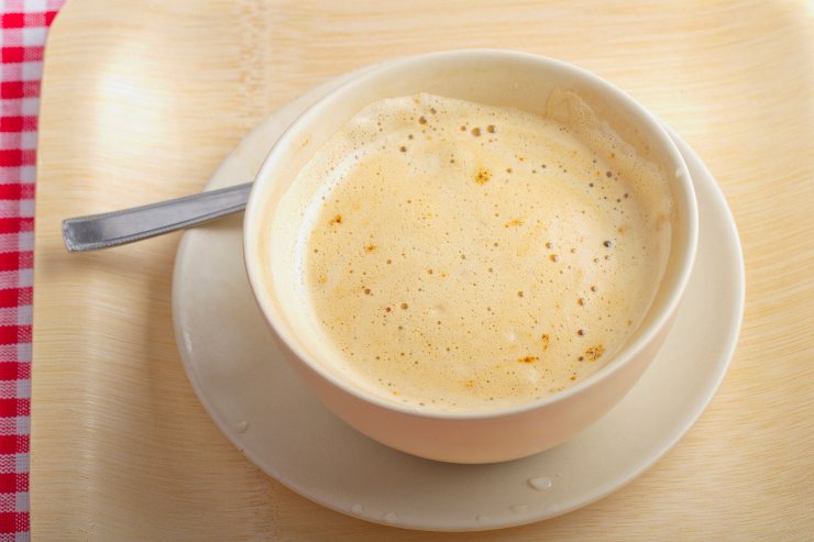 tazza di caffè con ginseng