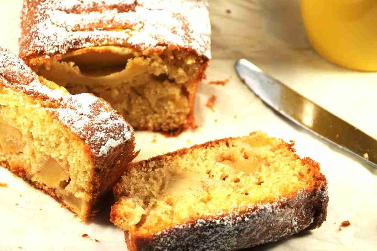 plumcake alle mele e cannella