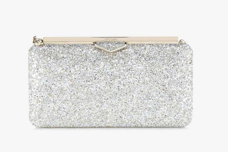 pochette con glitter