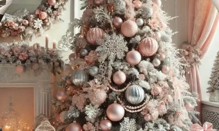 albero di natale shabby chic