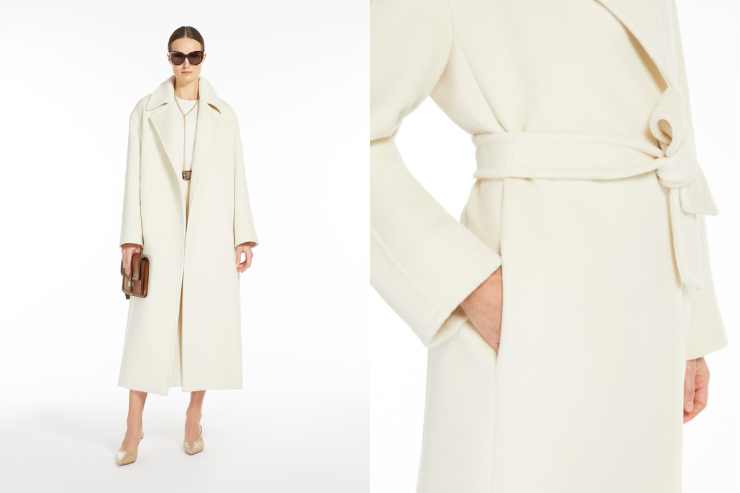 Cappotto bianco Max Mara