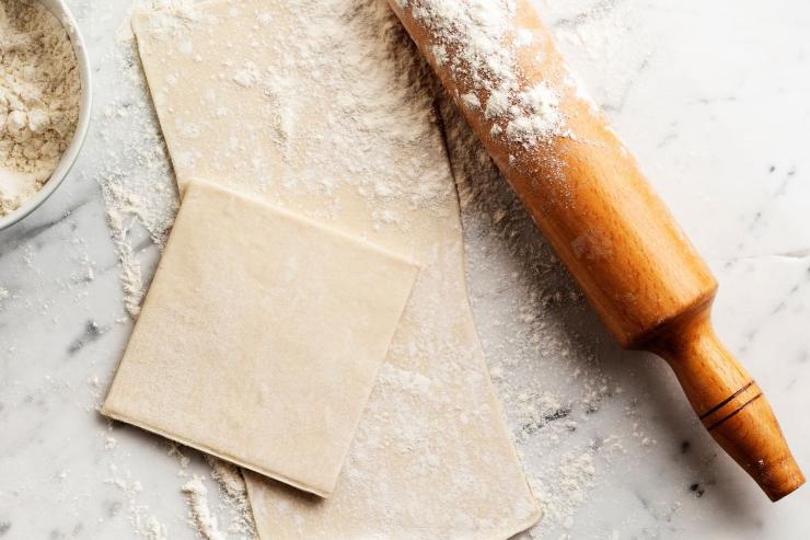 pasta sfoglia e mattarello