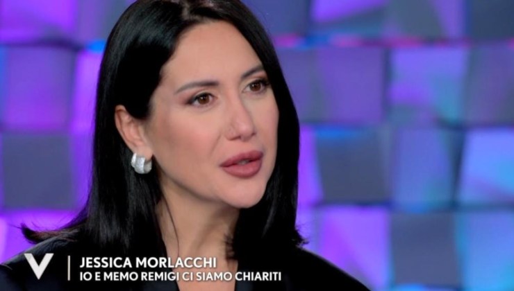 Jessica Morlacchi a Verissimo