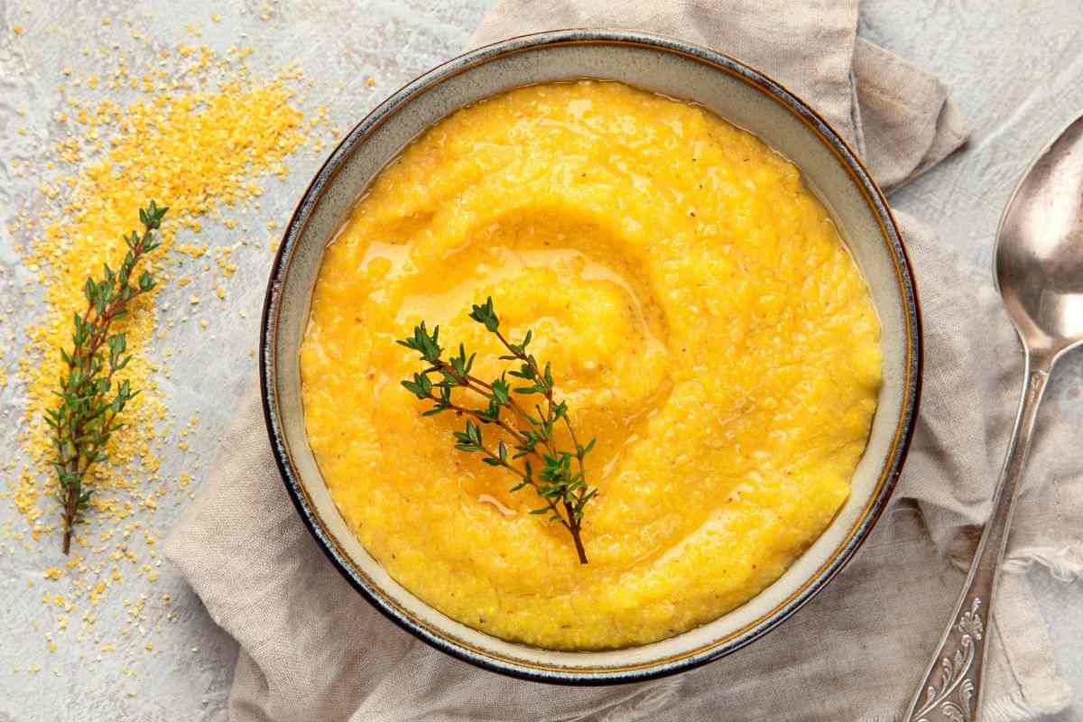 piatto di polenta