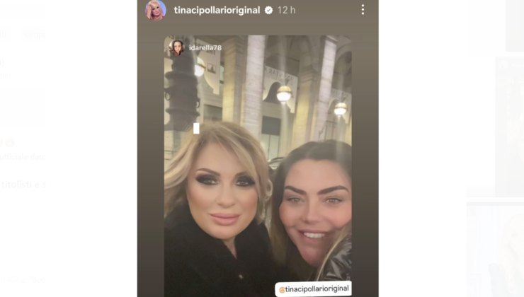 Tina Cipollari e una collaboratrice di Uomini e Donne su Instagram