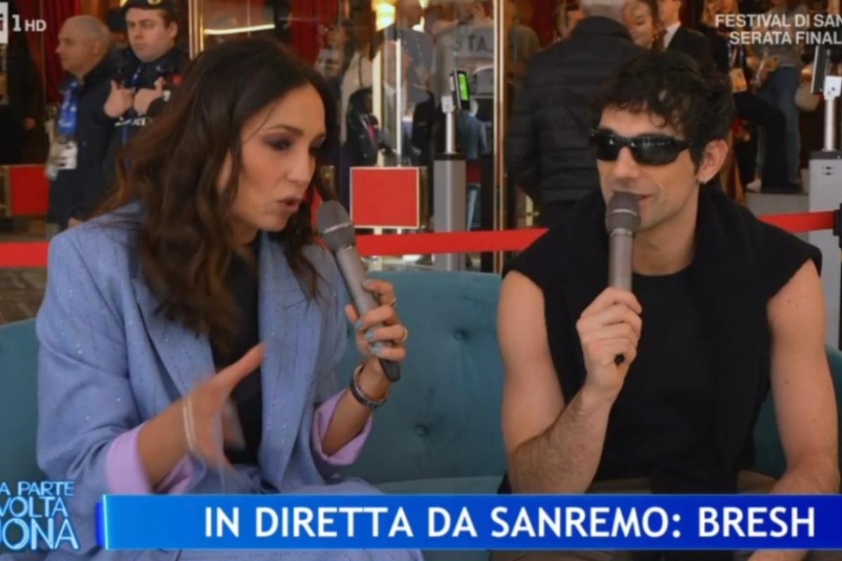 Caterina Balivo e Bresh in diretta a La Volta Buona