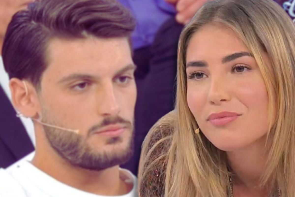 Primo piano di Ciro e Martina a Uomini e Donne