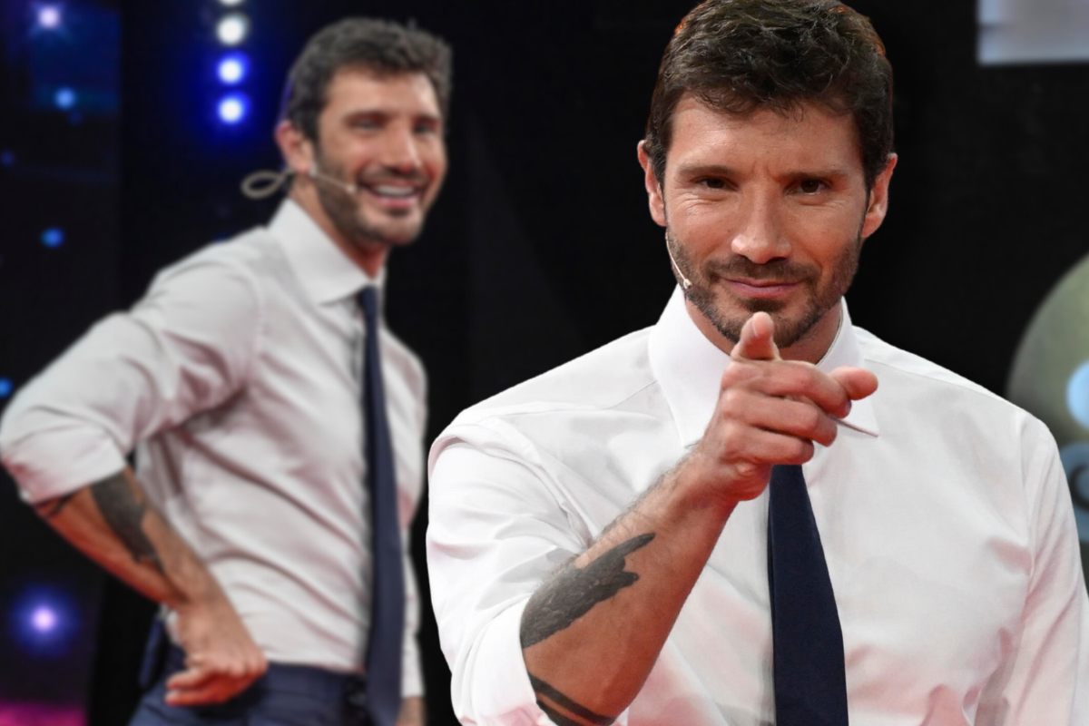 Due immagini di Stefano De Martino a Step