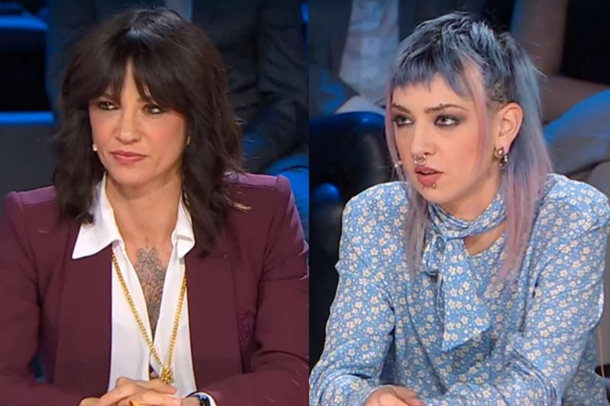 Asia Argento e Anna Lou Castoldi a Obbligo o verità