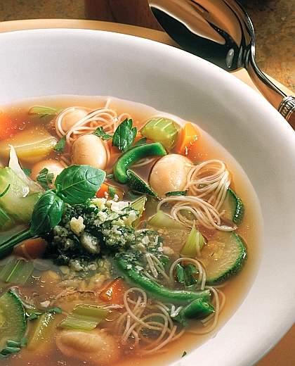 Ricette Light Con Il Bimby Minestrone Al Pesto Pourfemme