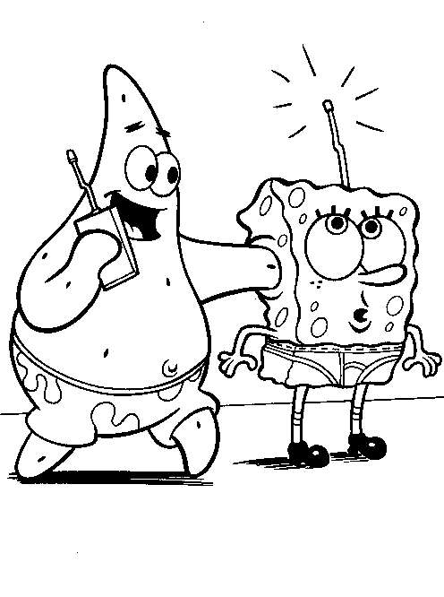 Disegni da colorare, Spongebob