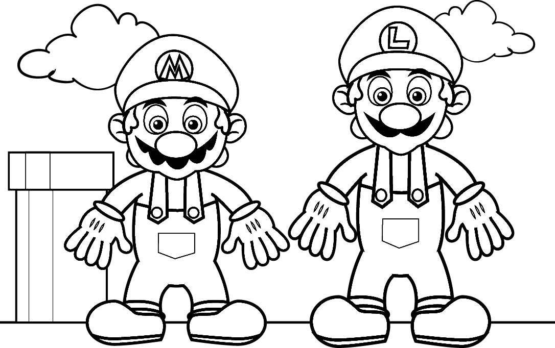 Disegni da colorare, SuperMario