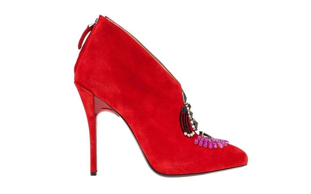 Ankle boot gioiello Emporio Armani rossi