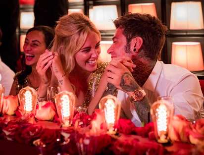 Il party di Fedez e Chiara